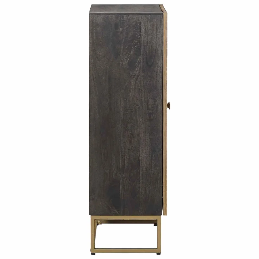 Haut Armoire Laiton 53,5 x 30 x 95 cm - 4