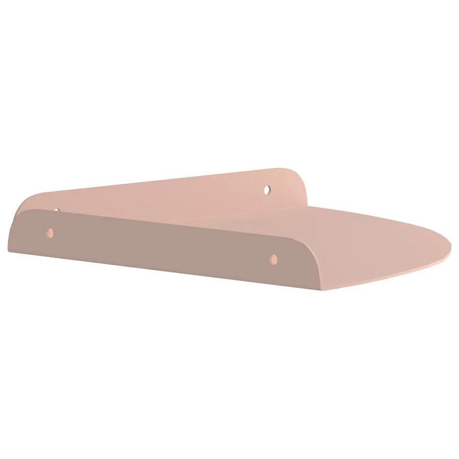 Étagère flottante avec étagère 2 pcs Rose 24 x 24 x 2 cm - 6