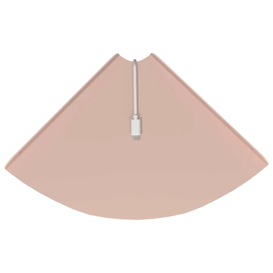 Étagère flottante avec étagère 2 pcs Rose 24 x 24 x 2 cm - 9
