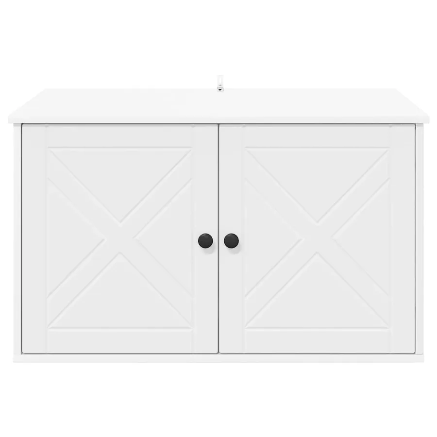 Maison pour chat Blanc 85 x 55 x 50,5 cm Bois d'ingénierie - 7
