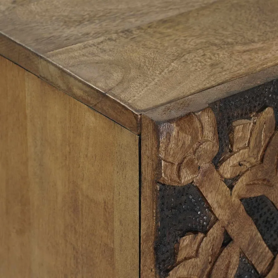 Ensemble de mobilier de salle de bain avec tiroir 5 pcs Marron - 10