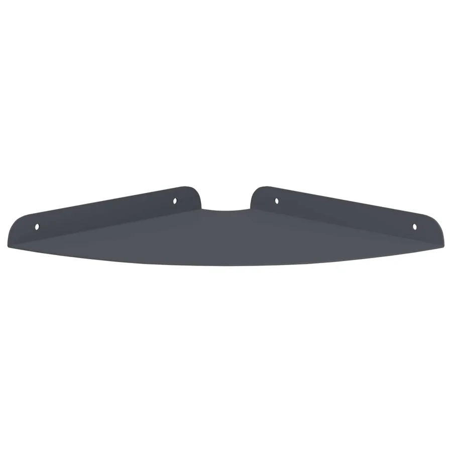 Étagère flottante avec étagère 2 pcs Anthracite 24 x 24 x 2 cm - 5