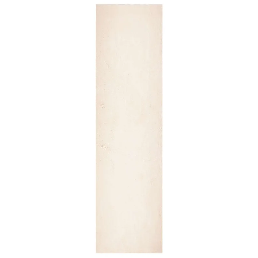 Tapis doux à poils moyens et lavable HUARTE Beige 80 x 300 cm - 2