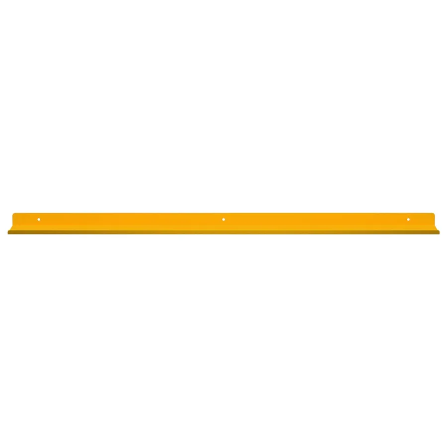 Étagère flottante 2 pcs Jaune moutarde 80 x 9 x 2,5 cm Acier - 5