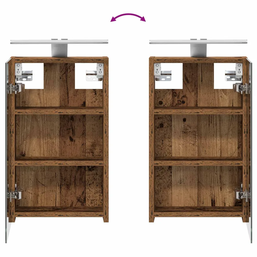 Ensemble de Meubles de Salle de Bain 3 pcs 100 x 10,5 x 50 cm - 12
