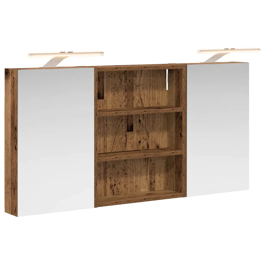Ensemble de Meubles de Salle de Bain 3 pcs 100 x 10,5 x 50 cm - 2