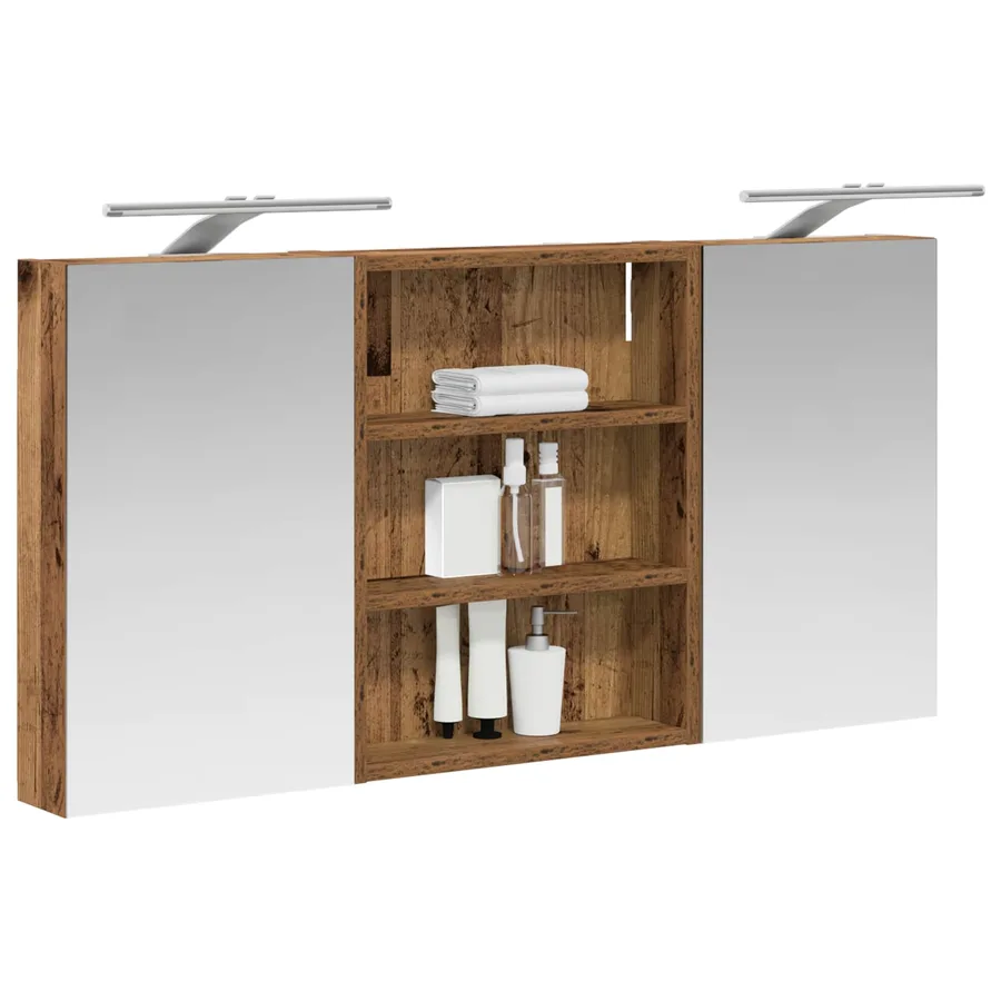 Ensemble de Meubles de Salle de Bain 3 pcs 100 x 10,5 x 50 cm - 3
