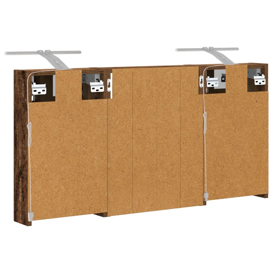 Ensemble de Meubles de Salle de Bain 3 pcs 100 x 10,5 x 50 cm - 9