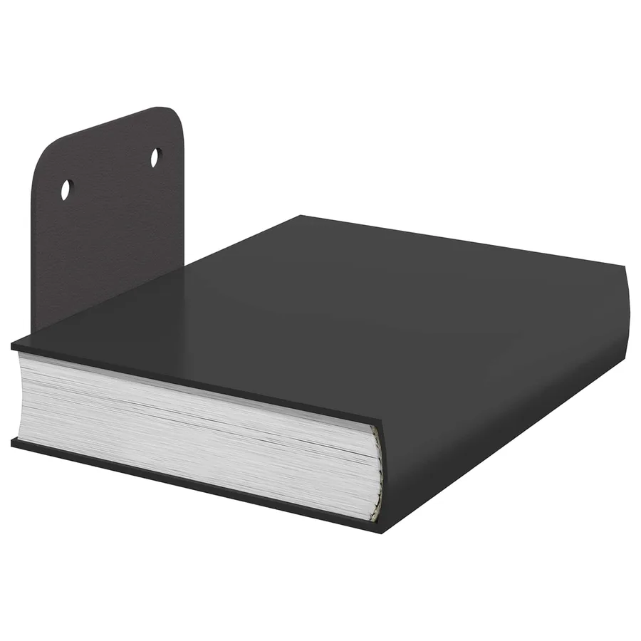 Étagère flottante avec étagère 24 pcs Noir 6 x 10,8 x 6,6 cm - 3