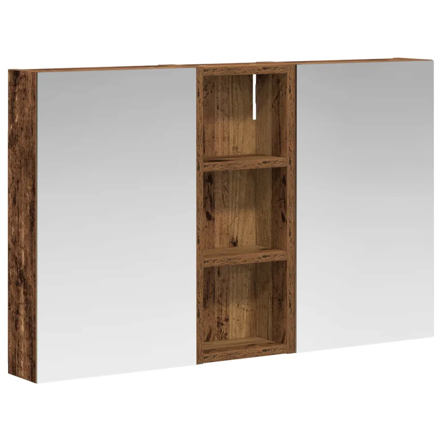 Ensemble de Meubles de Salle de Bain 3 pcs 80 x 10,5 x 50 cm - 2