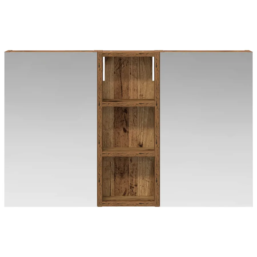 Ensemble de Meubles de Salle de Bain 3 pcs 80 x 10,5 x 50 cm - 6