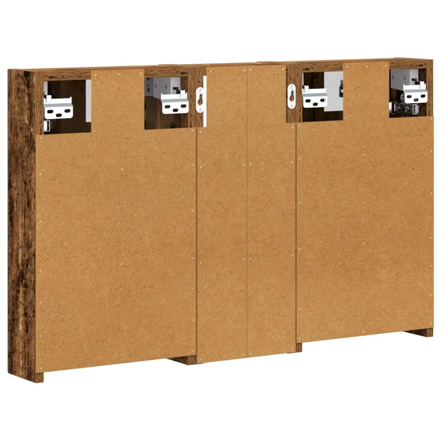 Ensemble de Meubles de Salle de Bain 3 pcs 80 x 10,5 x 50 cm - 9