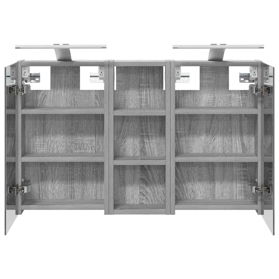 Ensemble de Meubles de Salle de Bain 3 pcs 80 x 10,5 x 50 cm - 7