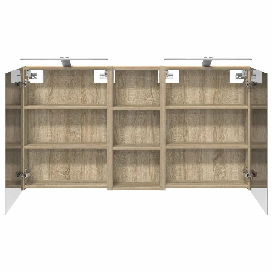 Ensemble de Meubles de Salle de Bain 3 pcs 130 x 14,5 x 70 cm - 7