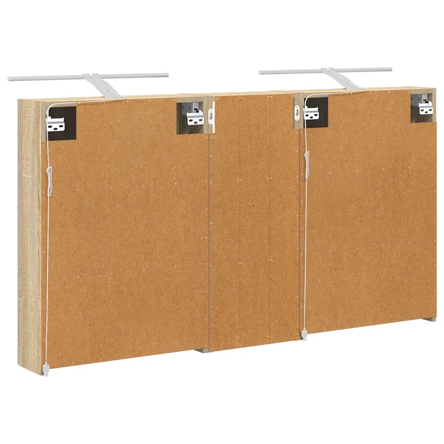 Ensemble de Meubles de Salle de Bain 3 pcs 130 x 14,5 x 70 cm - 9