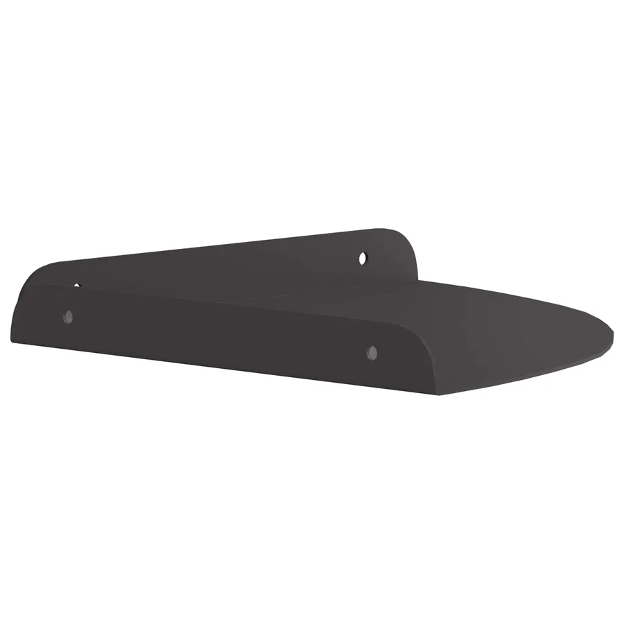 Étagère Flottante d'Angle 2 pcs Noir 24 x 24 x 2 cm - 6