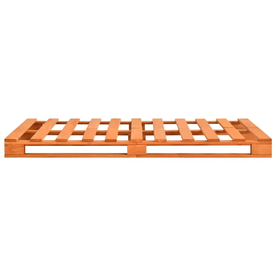 Cadre de lit de palette sans matelas 180x200cm bois massif - 4