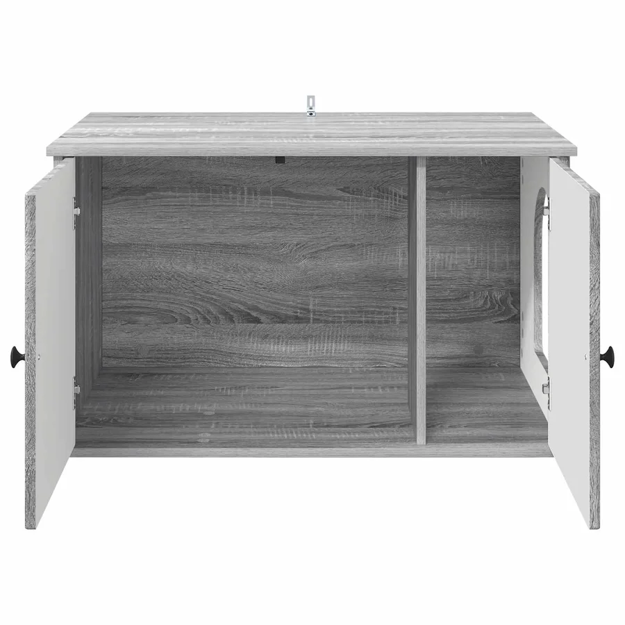 Maison pour chat Gris Sonoma 85 x 55 x 50 cm Bois d'ingénierie - 6