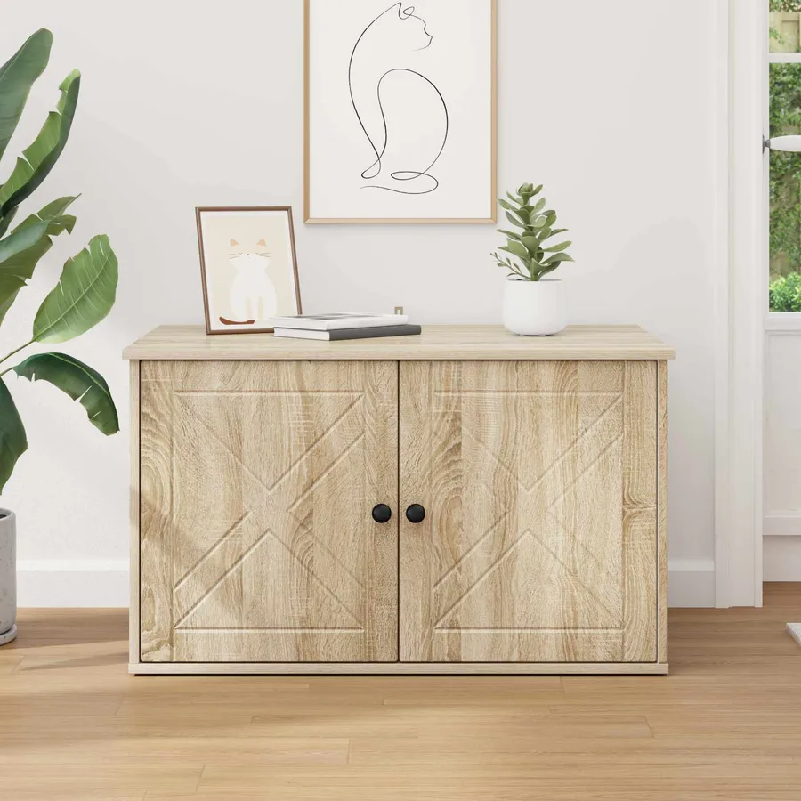 Maison pour chat Sonoma 85 x 55 x 50,5 cm Bois d'ingénierie - 4
