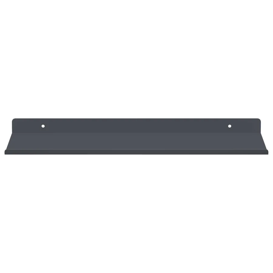 Étagère flottante 4 pcs Anthracite 40 x 18 x 2,5 cm Acier - 5
