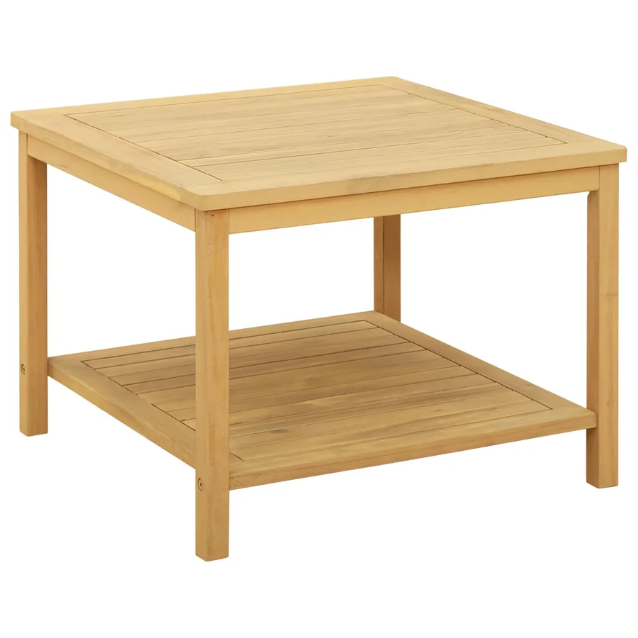 Table d'appoint Huile Naturelle 60 x 60 x 45 cm - 2