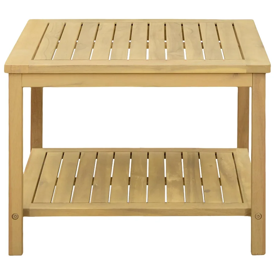 Table d'appoint Huile Naturelle 60 x 60 x 45 cm - 5