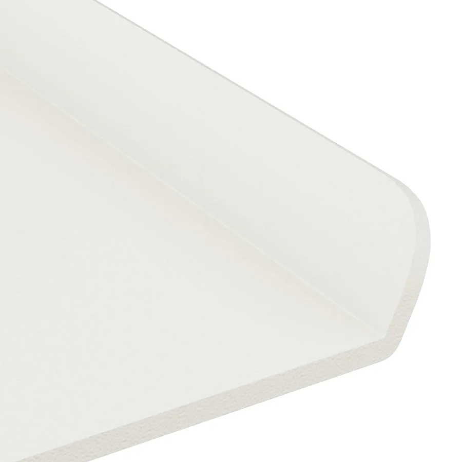 Étagère flottante 4 pcs Blanc 40 x 8,5 x 2,5 cm Acier - 9
