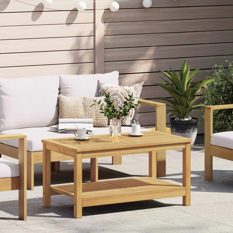Table d'appoint Huile Naturelle 90 x 50 x 45 cm
