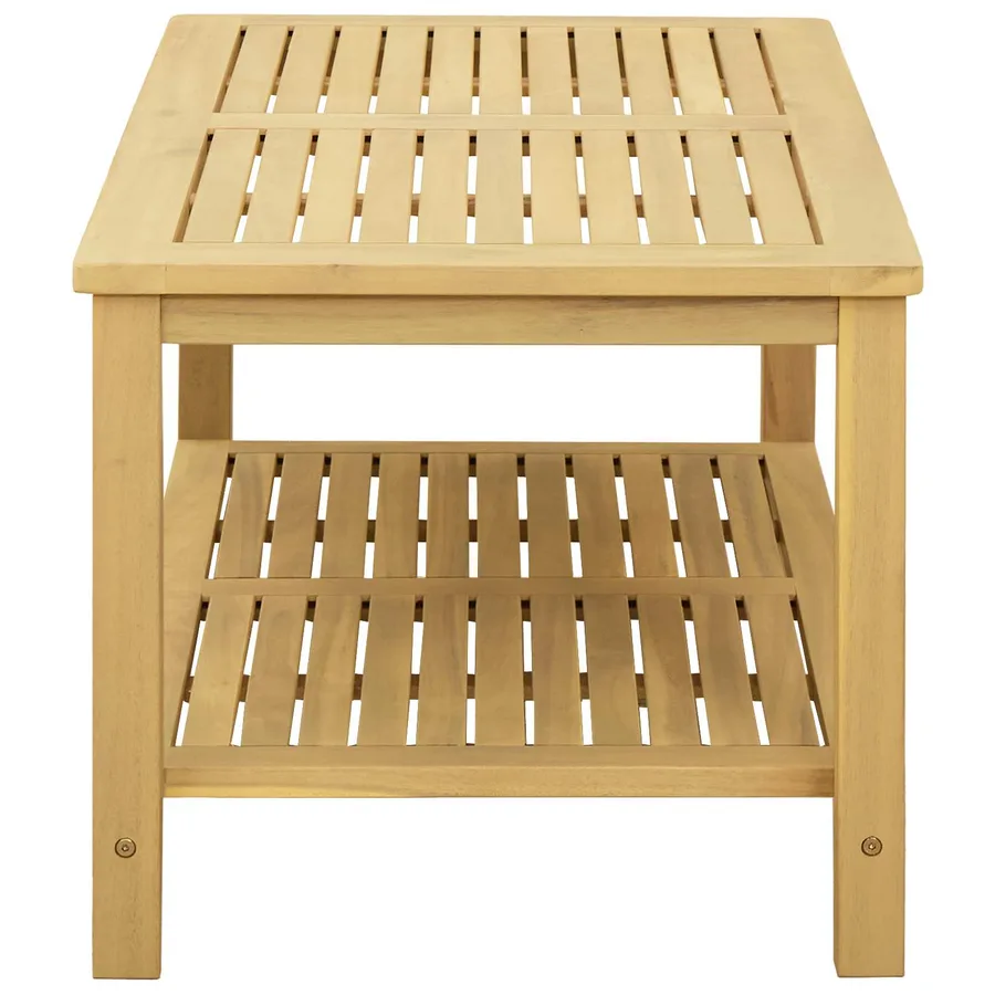 Table d'appoint Huile Naturelle 90 x 50 x 45 cm - 5