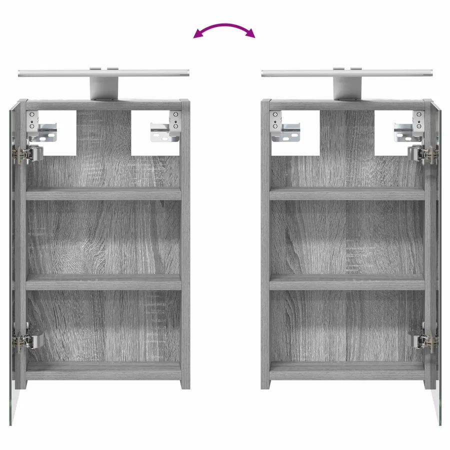 Ensemble de Meubles de Salle de Bain 3 pcs 90 x 10,5 x 50 cm - 12