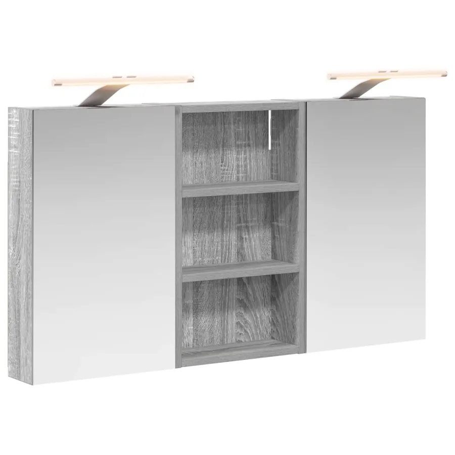 Ensemble de Meubles de Salle de Bain 3 pcs 90 x 10,5 x 50 cm - 2