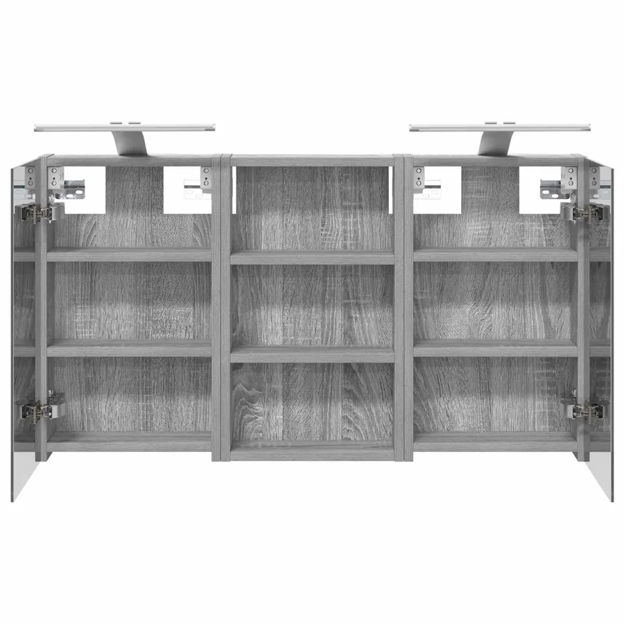 Ensemble de Meubles de Salle de Bain 3 pcs 90 x 10,5 x 50 cm - 7
