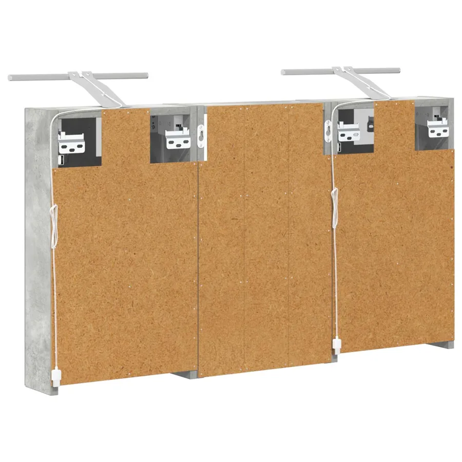 Ensemble de Meubles de Salle de Bain 3 pcs 90 x 10,5 x 50 cm - 9