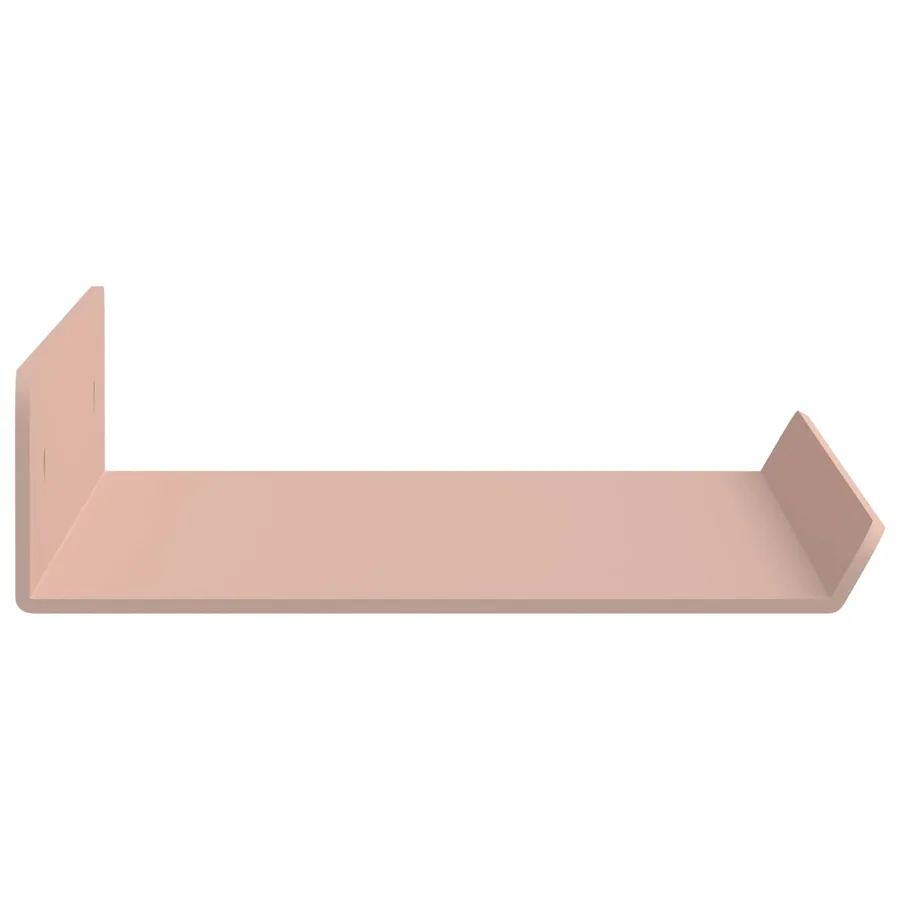 Étagère flottante 2 pcs Rose 30 x 9 x 2,5 cm Acier - 6