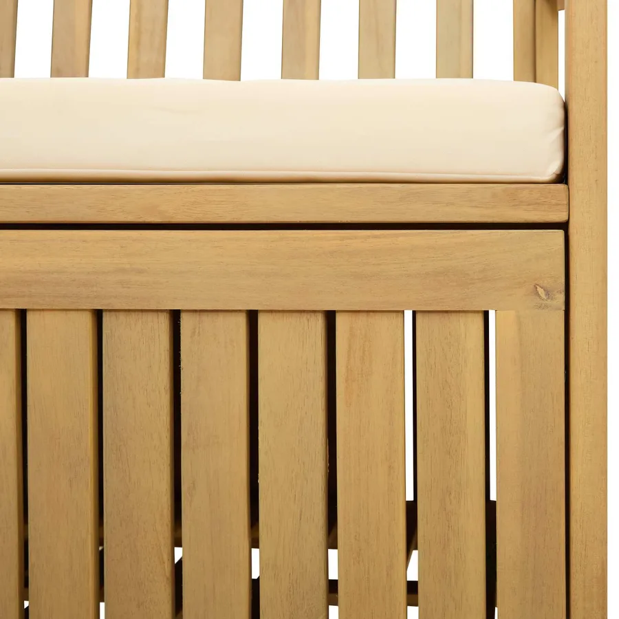 Banc de rangement 2 -Seater 120 x 63 x 84 cm Rectangulaire - 6