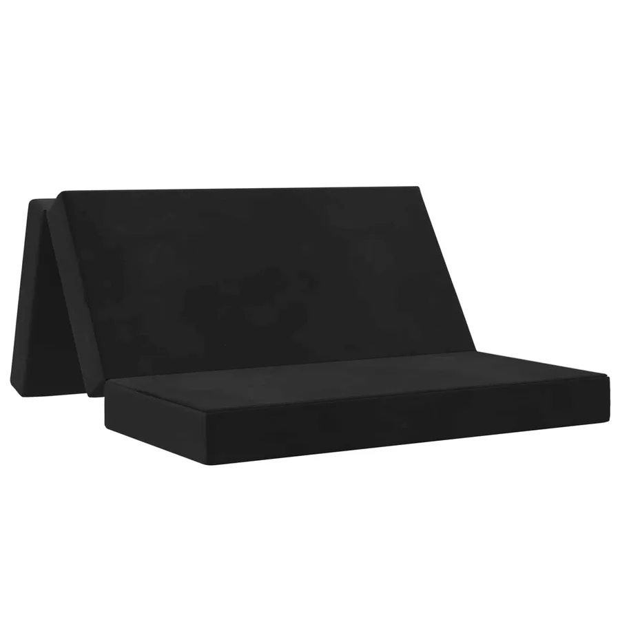 Canapé-lit pliable 160 x 67 x 45 cm Noir - 2