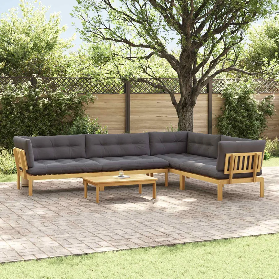 5 Pièce Unité du canapé en palette de jardin