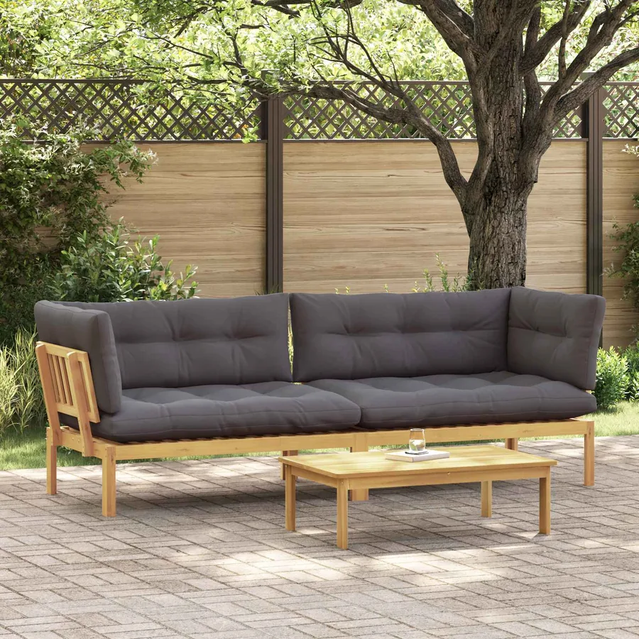 Unité du canapé en palette de jardin 2 Pièce