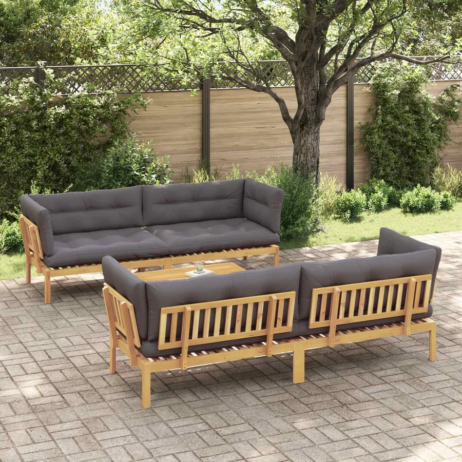 5 Pièce Unité du canapé en palette de jardin