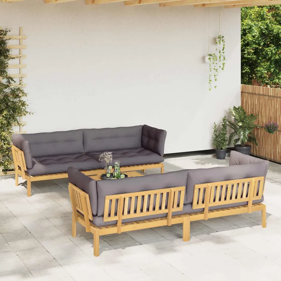 5 Pièce Unité du canapé en palette de jardin - 4