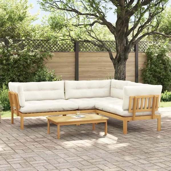 4 Pièce Unité du canapé en palette de jardin