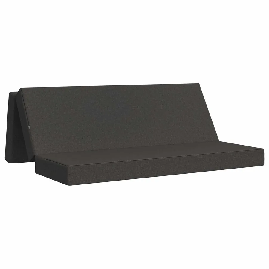 Canapé-lit pliable 200 x 67 x 45 cm Gris foncé - 2