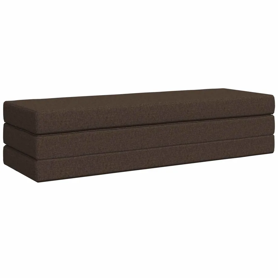 Canapé-lit pliable 180 x 67 x 45 cm Taupe - 3
