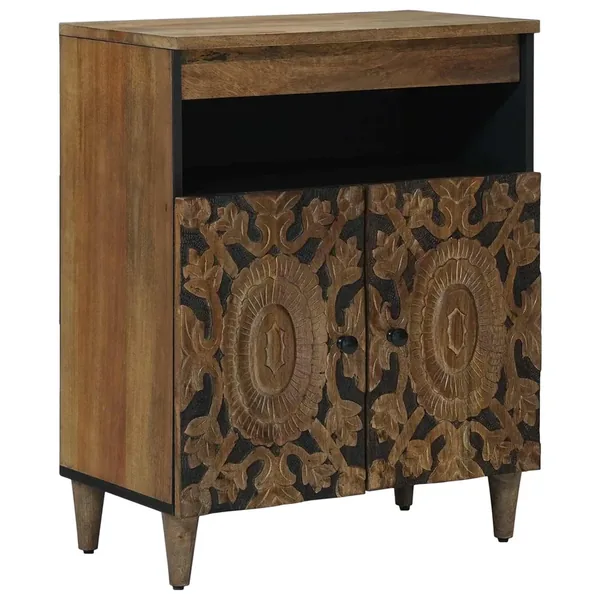 Buffet Marron 60 x 33,5 x 75 cm Bois de mangue massif