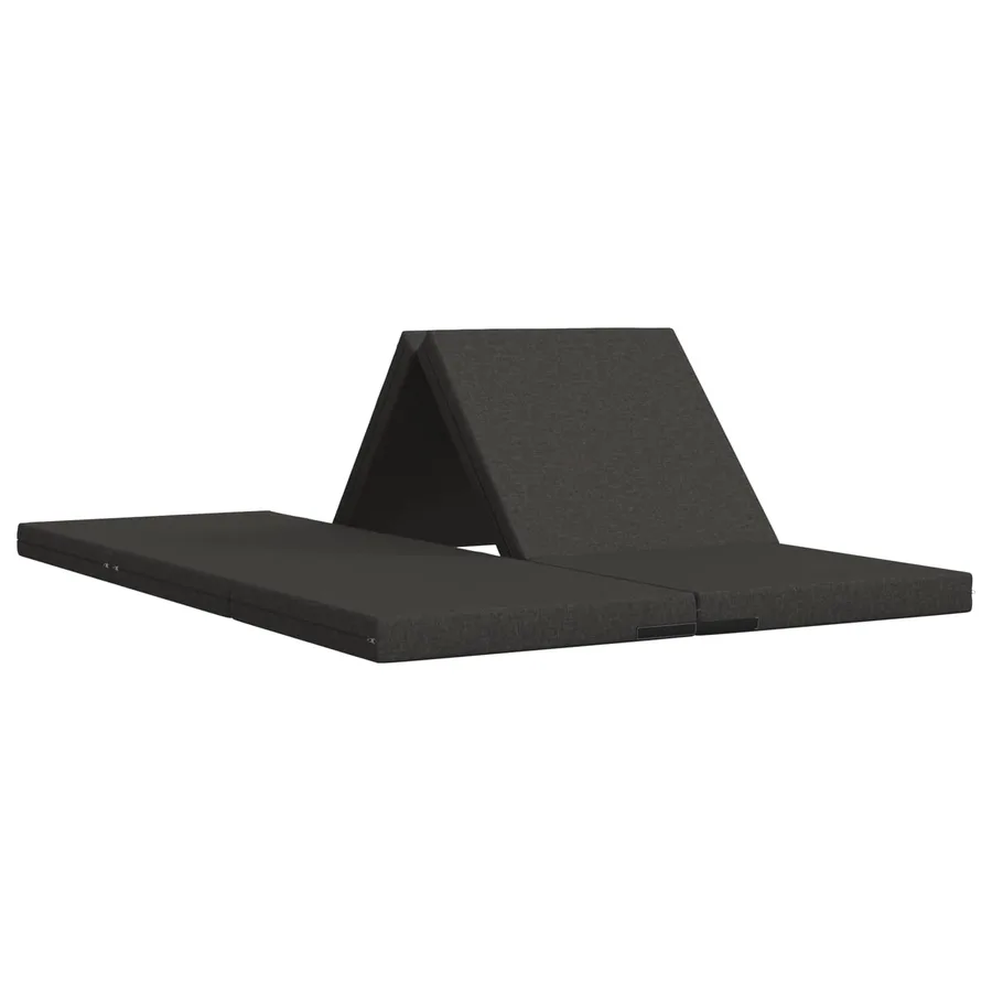 Canapé-lit pliable 140 x 67 x 45 cm Gris foncé - 2