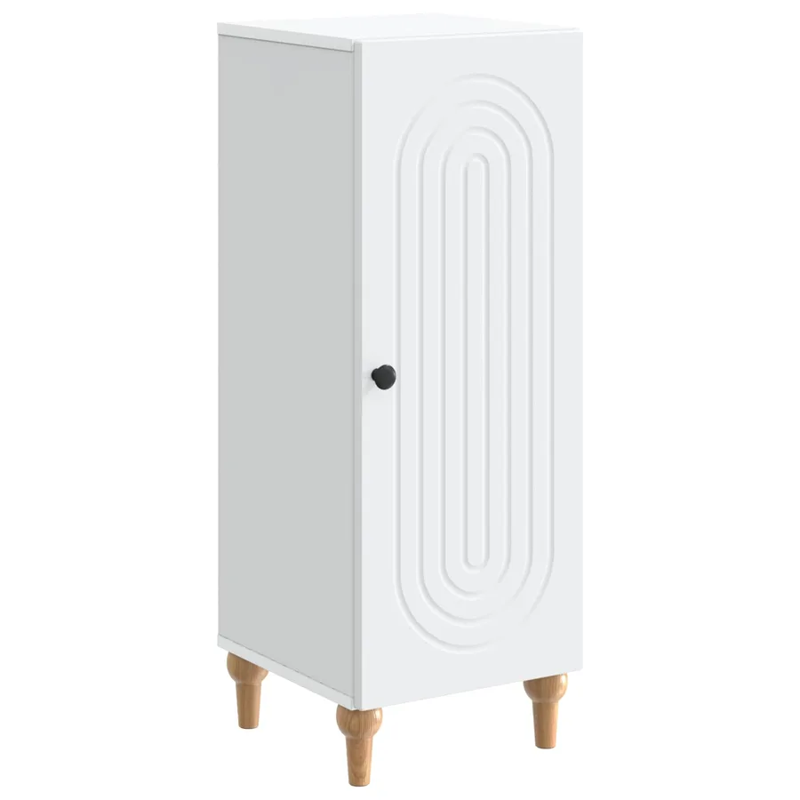 Buffet Blanc 33 x 34,5 x 90 cm Bois d'ingénierie - 2