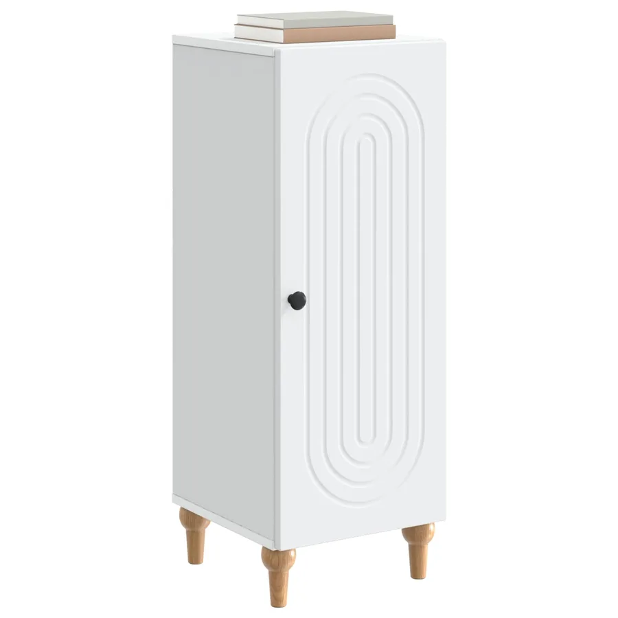 Buffet Blanc 33 x 34,5 x 90 cm Bois d'ingénierie - 3