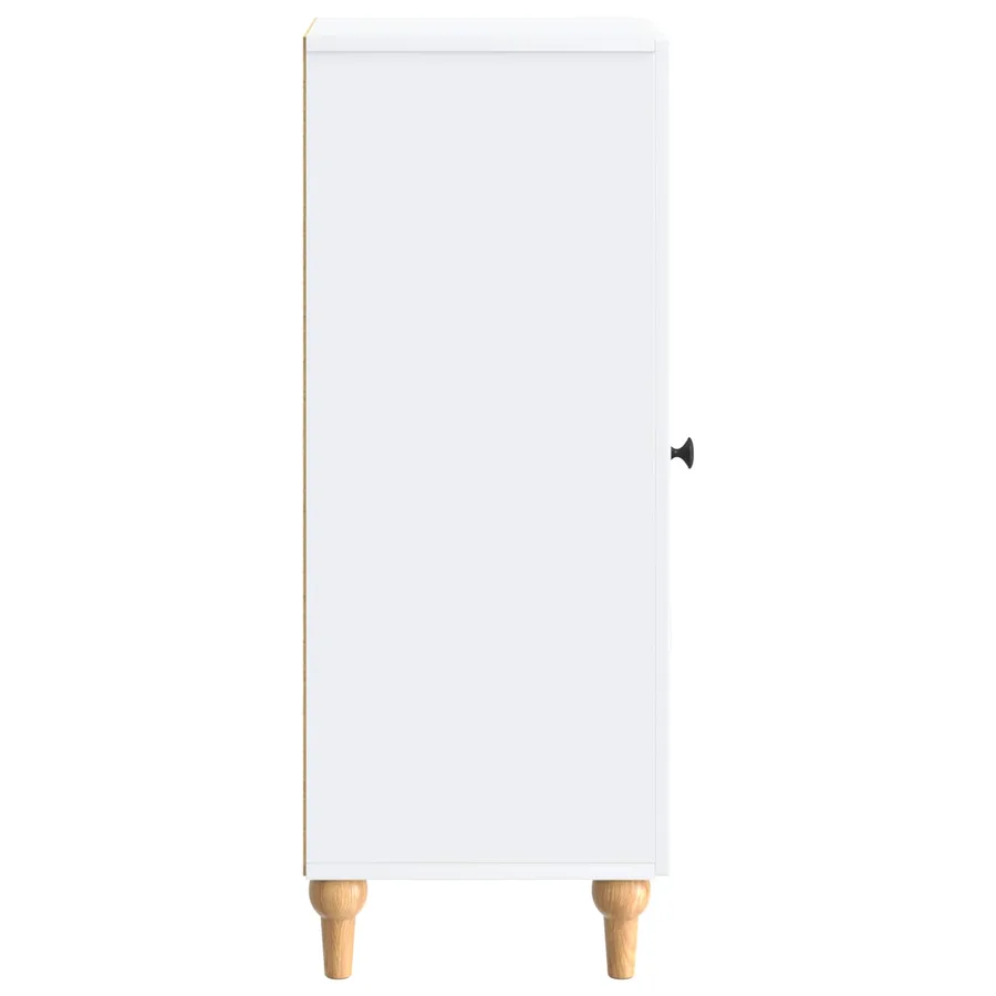 Buffet Blanc 33 x 34,5 x 90 cm Bois d'ingénierie - 7