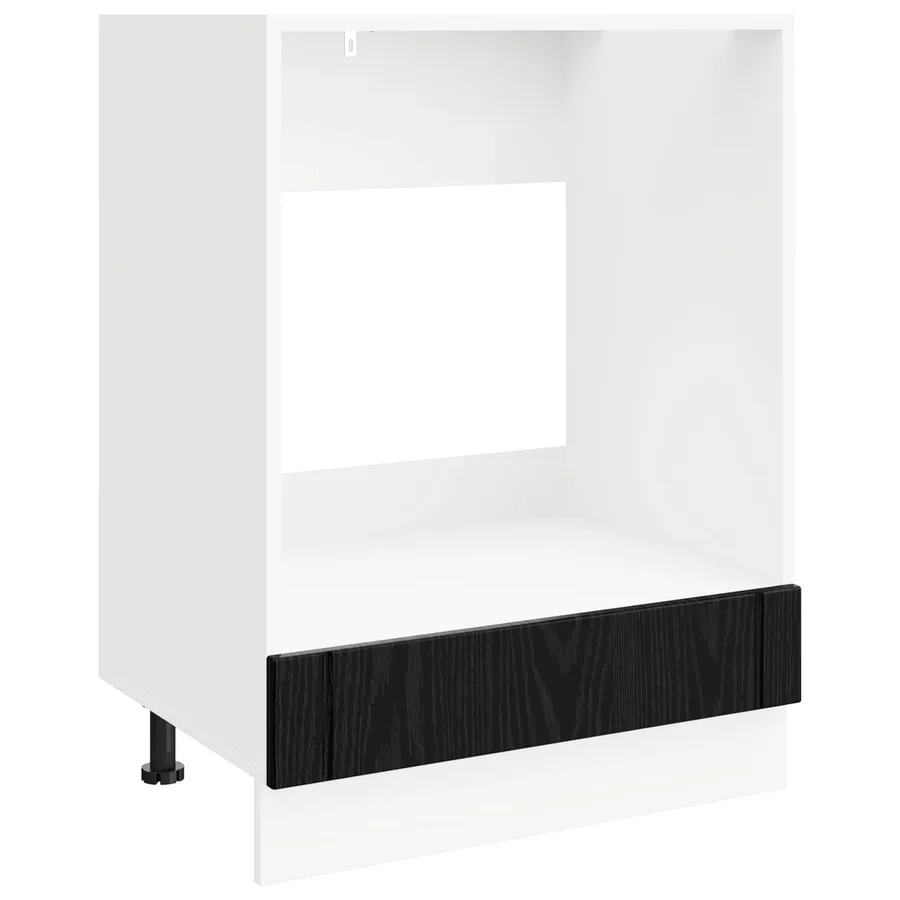 Armoire de four LUCCA Chêne noir 60 x 46 x 81,5 cm - 2