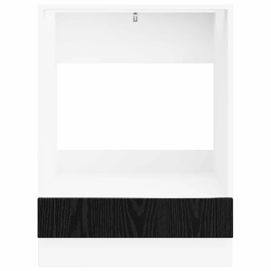 Armoire de four LUCCA Chêne noir 60 x 46 x 81,5 cm - 4